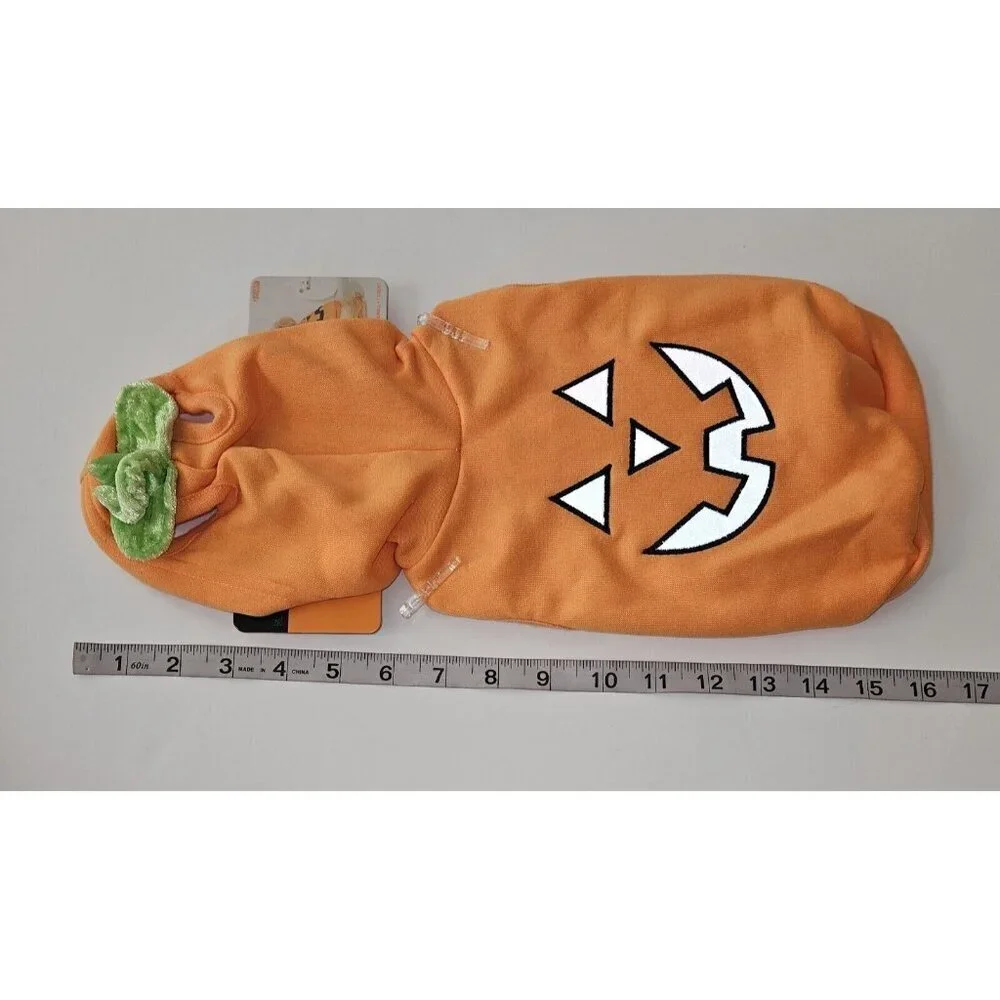 NEW Reflective Jack-O Lantern Cat Dog Pet Halloween Costume Small (Up to 20 lbs)